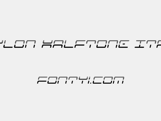 Kaylon Halftone Italic