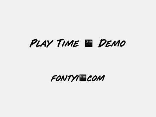 Play Time - Demo