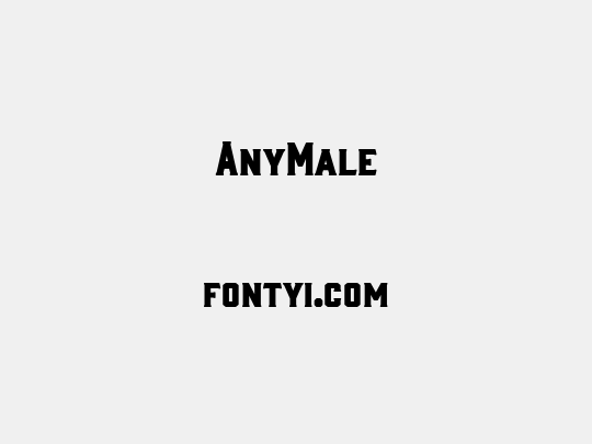 AnyMale