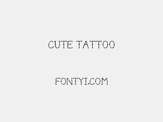 Cute Tattoo