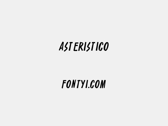 Asteristico