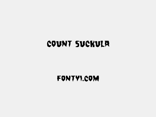 Count Suckula