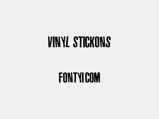 Vinyl Stickons