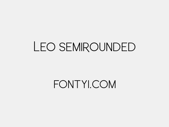 Leo SemiRounded