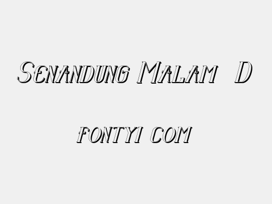 Senandung Malam 3D
