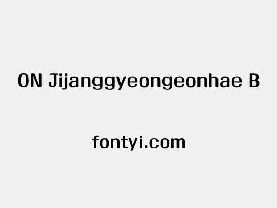 ON Jijanggyeongeonhae B