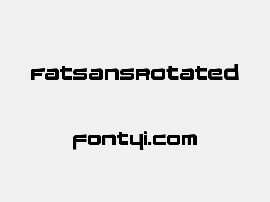 FatsansRotated
