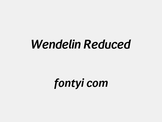 Wendelin Reduced