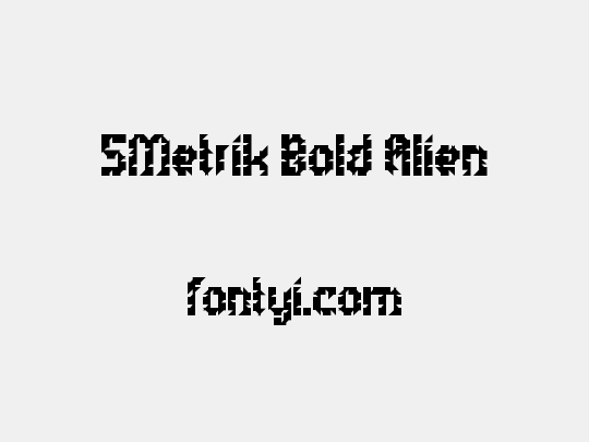 5Metrik Bold Alien