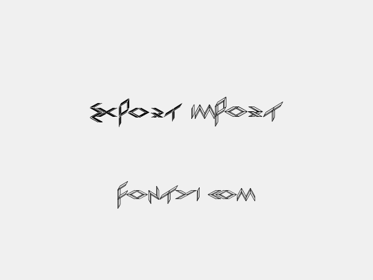 EXPORT import