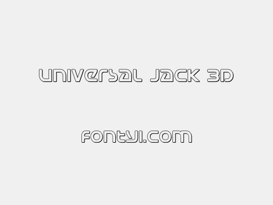 Universal Jack 3D