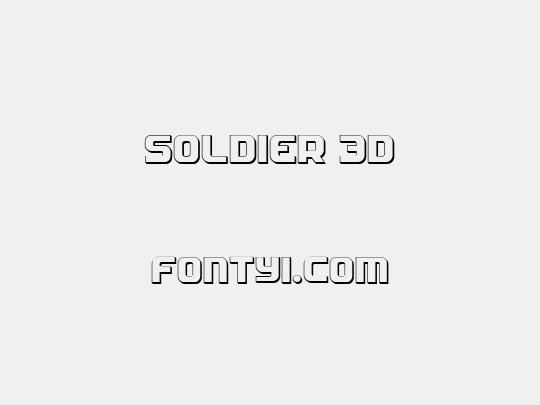 Soldier 3D