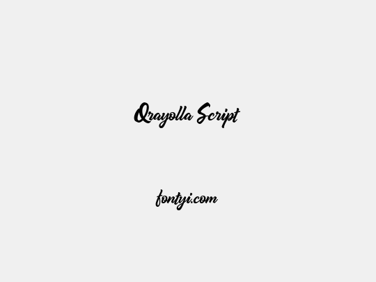 Qrayolla Script