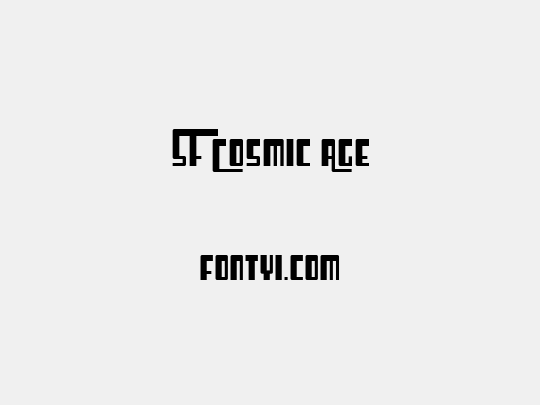 SF Cosmic Age