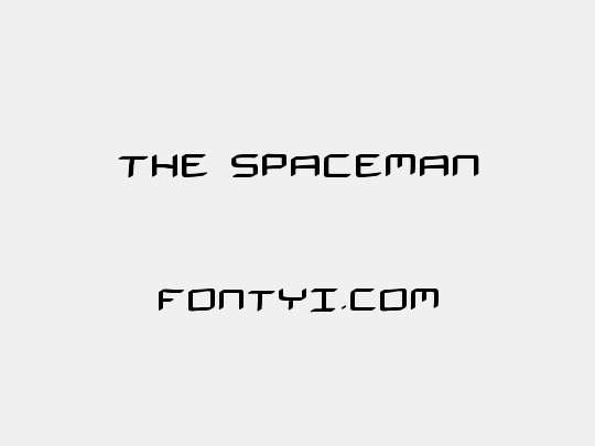 THE SPACEMAN