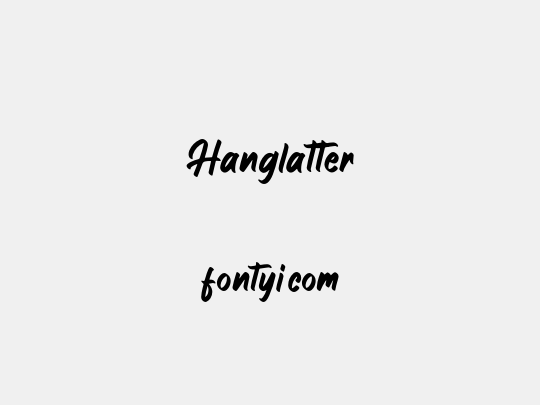 Hanglatter