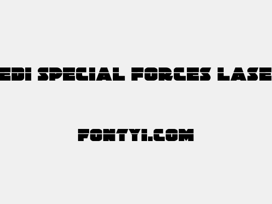 Jedi Special Forces Laser