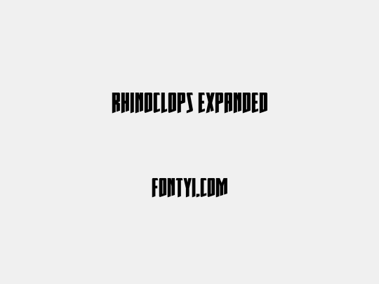 Rhinoclops Expanded