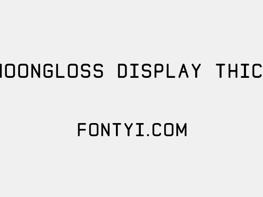 MoonGloss Display Thick