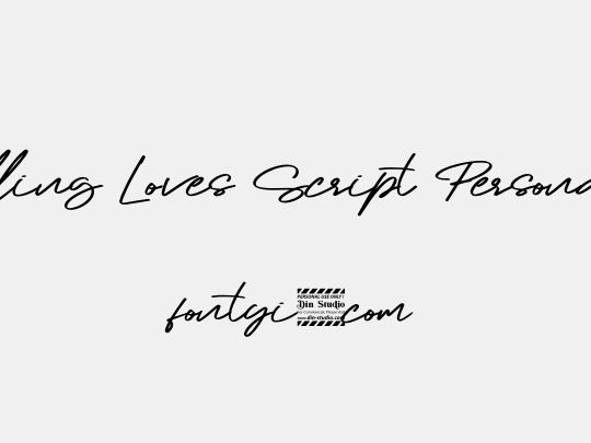 Calling Loves Script Personal U