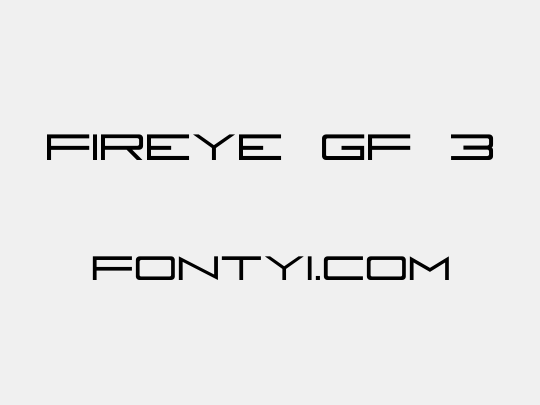 Fireye GF 3