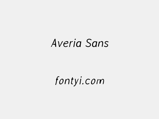Averia Sans
