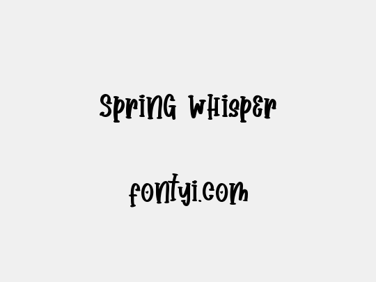 Spring Whisper