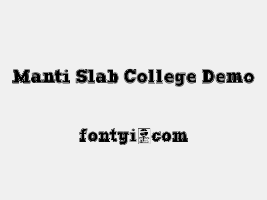 Manti Slab College Demo