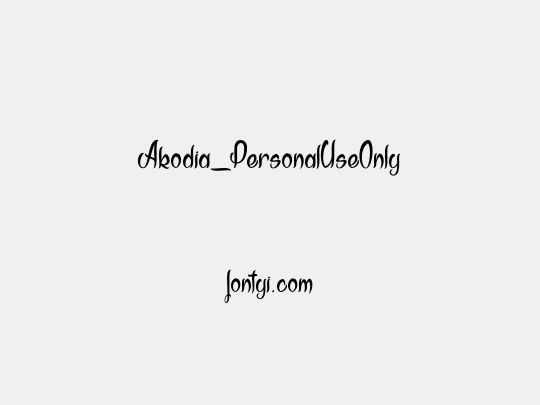 Akodia_PersonalUseOnly