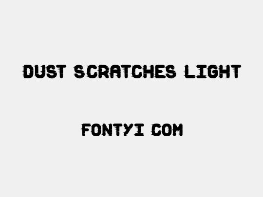 Dust Scratches light