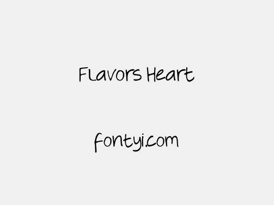Flavors Heart