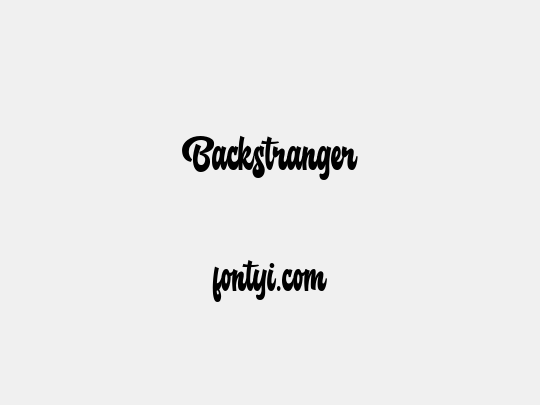 Backstranger