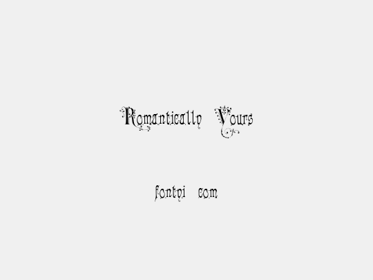 Romantically Yours