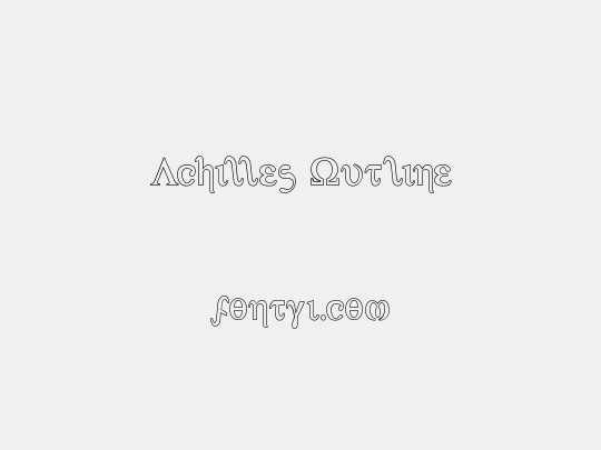 Achilles Outline