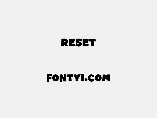 Reset