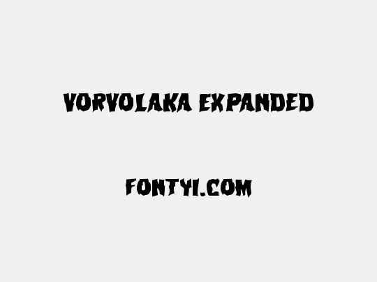 Vorvolaka Expanded