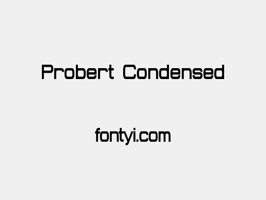 Probert Condensed