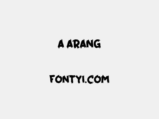 a Arang