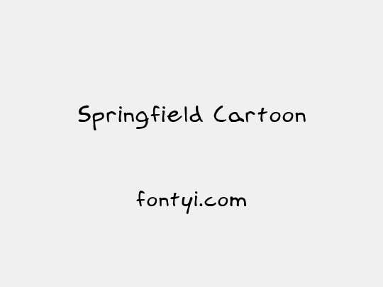 Springfield Cartoon