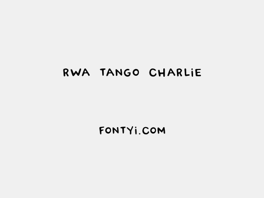 RWA Tango Charlie