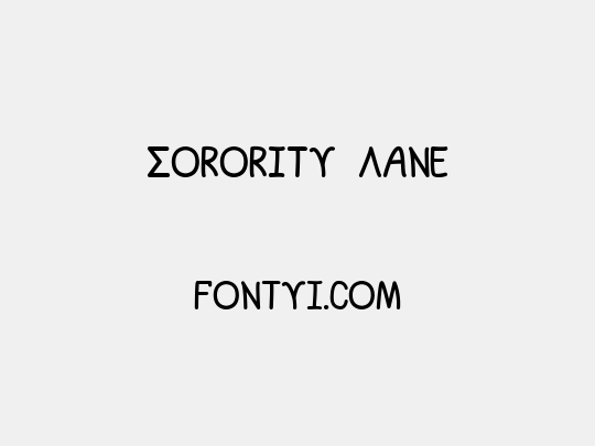 Sorority Lane