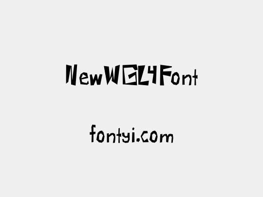 NewWGL4Font