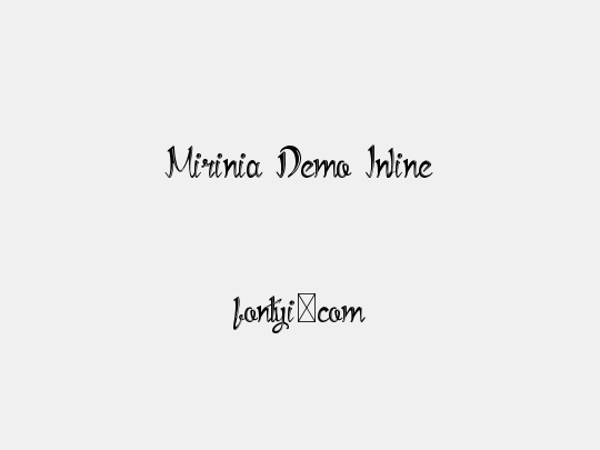 Mirinia Demo Inline
