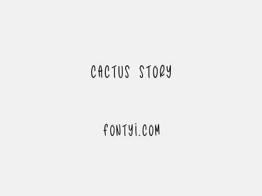 Cactus Story