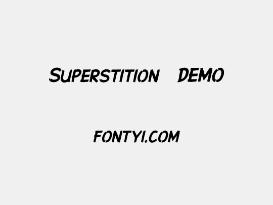 Superstition - DEMO