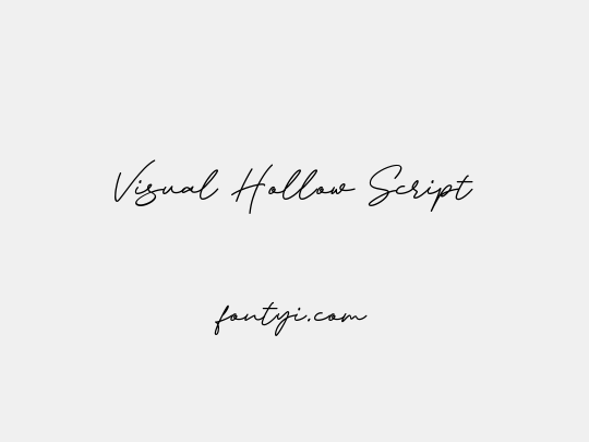Visual Hollow Script