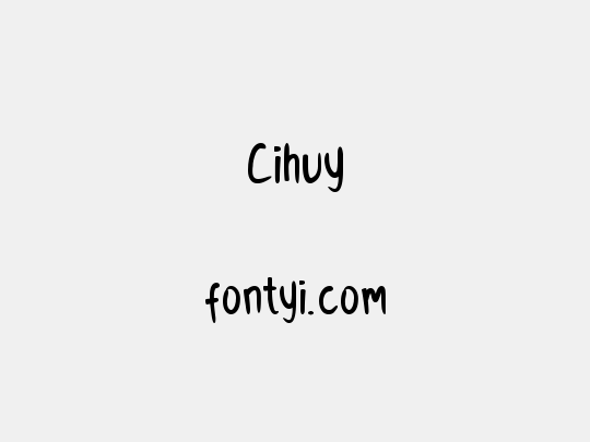 Cihuy