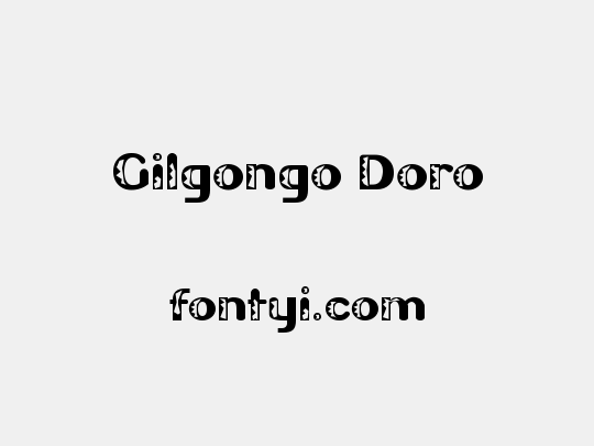 Gilgongo Doro