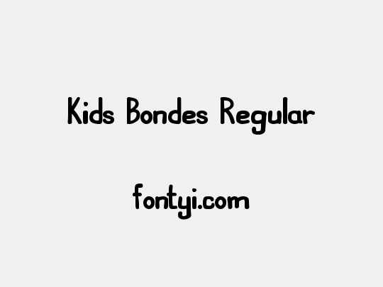 Kids Bondes Regular