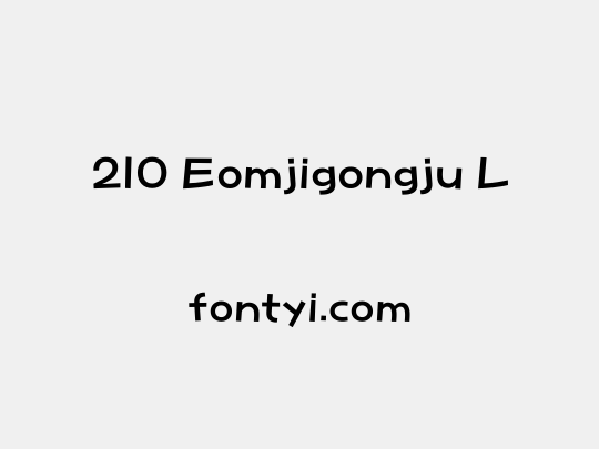 210 Eomjigongju L